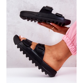 PS1 Gummitofflor På Den Svarta Westie Plattformen 1