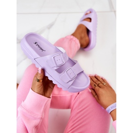 PS1 Gummitofflor På Den Lila Westie Plattformen purpur 1