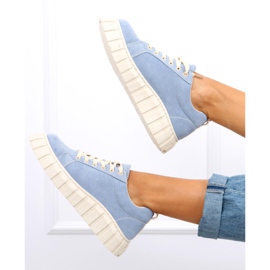 Tyra Blue damsneakers blå 2