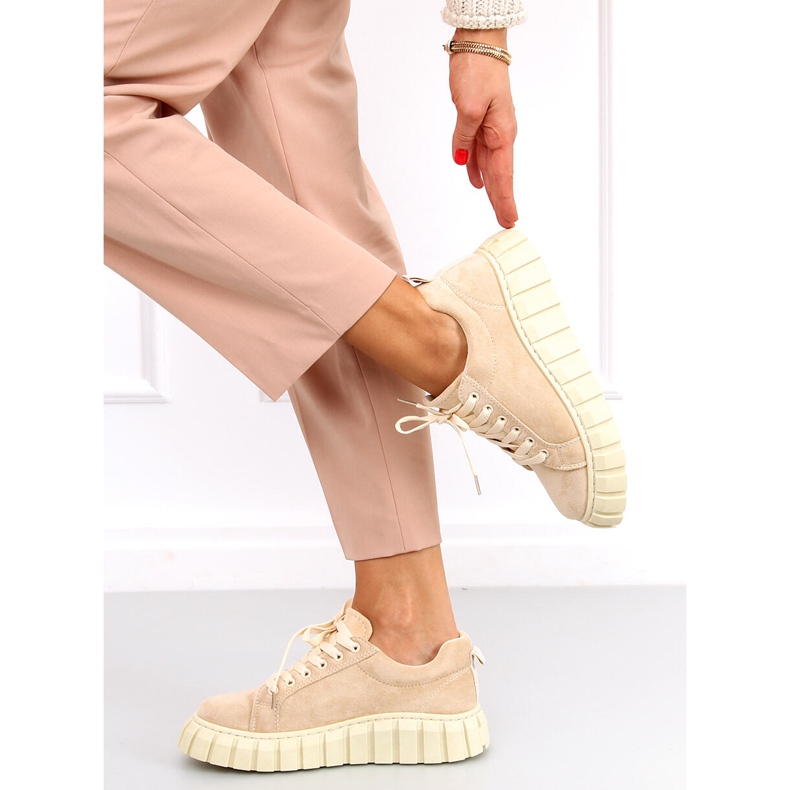 Tyra Beige damsneakers 1
