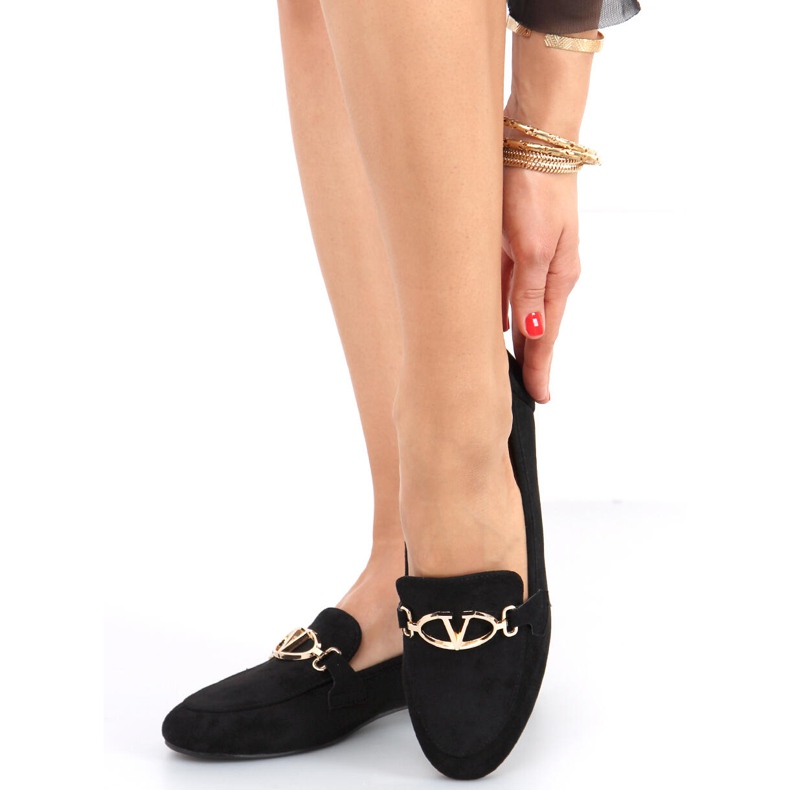 Freda Black dam loafers svart 1