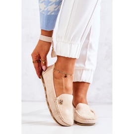 PS1 Loafers i mocka för kvinnor Beige Madelyn 1