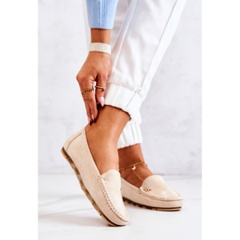 PS1 Loafers i mocka för kvinnor Beige Madelyn 2