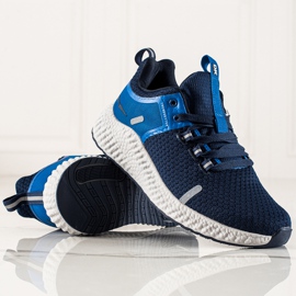 DK Trendiga sportskor marinblå blå 2