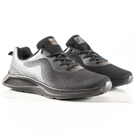 TRENDI Lätta sportskor svart grå 2