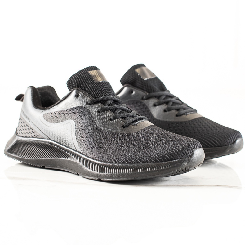 TRENDI Lätta sportskor svart grå 2