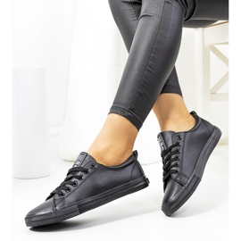 Svarta sneakers för kvinnor Big Star JJ274312 1