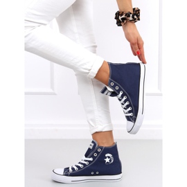Ingi DK.BLUE high-top sneakers marinblå 1