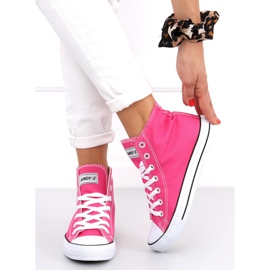 Ingi Fushias ankelhöga sneakers rosa 2