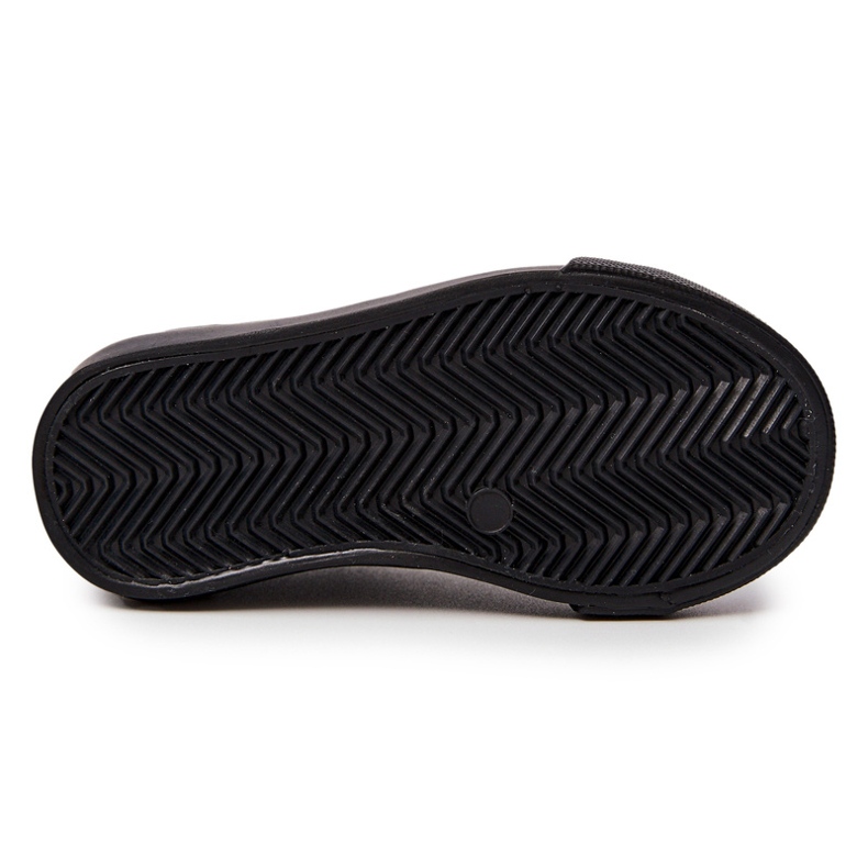 Svarta genombrutna Big Star JJ374133 Sneakers 2