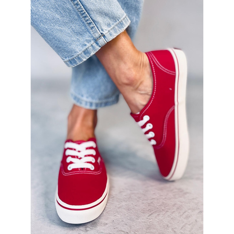Aura Red damsneakers röd 1