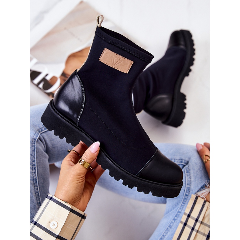 Slip-on tyg Nicole Black 2705 svart 1