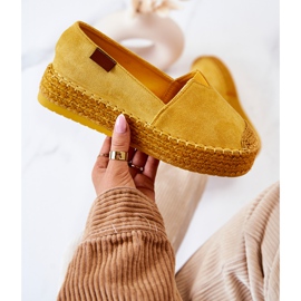 FB2 Lesley Gul Mocka Slip On Espadrilles 1