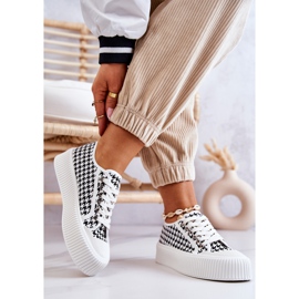 FB2 Låga Sneakers På Plattformen Svartvit Mischa 2