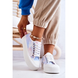 Låga Sneakers På Plattformen Blå-Rosa Mischa 2