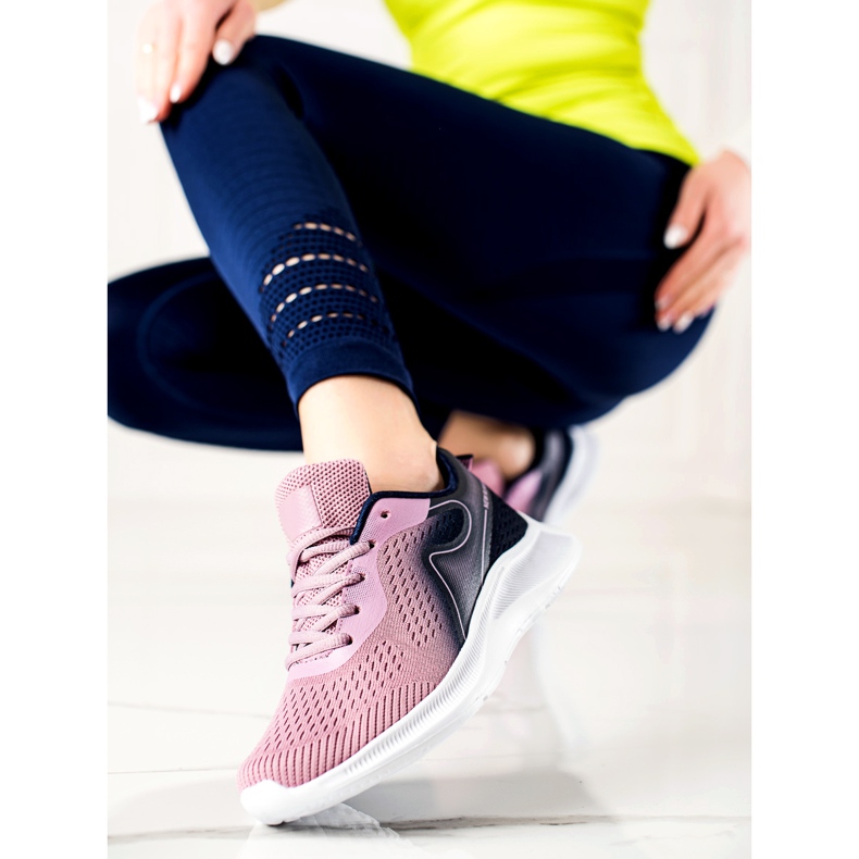 TRENDI Snygga sportsneakers purpur rosa 1