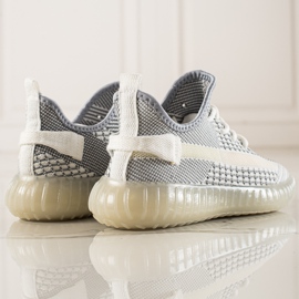 TRENDI Bekväma herrsneakers grå 1