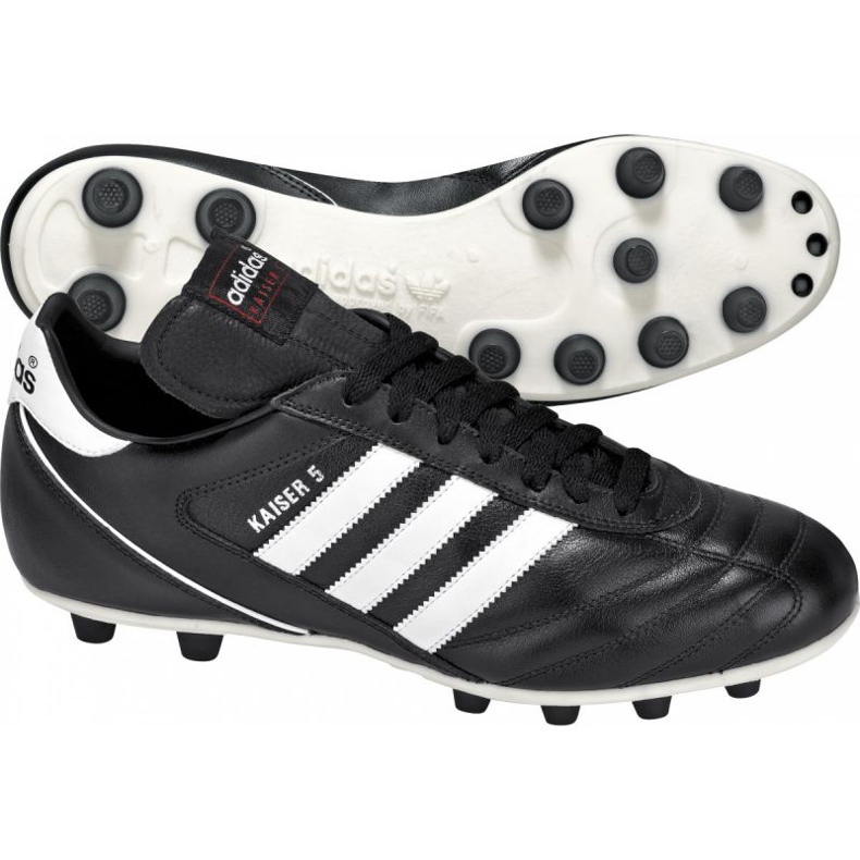 Adidas Kaiser 5 Liga Fg 033201 fotbollsskor svart svart 1