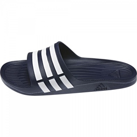 Adidas Duramo Slide G15892 tofflor vit marinblå 2