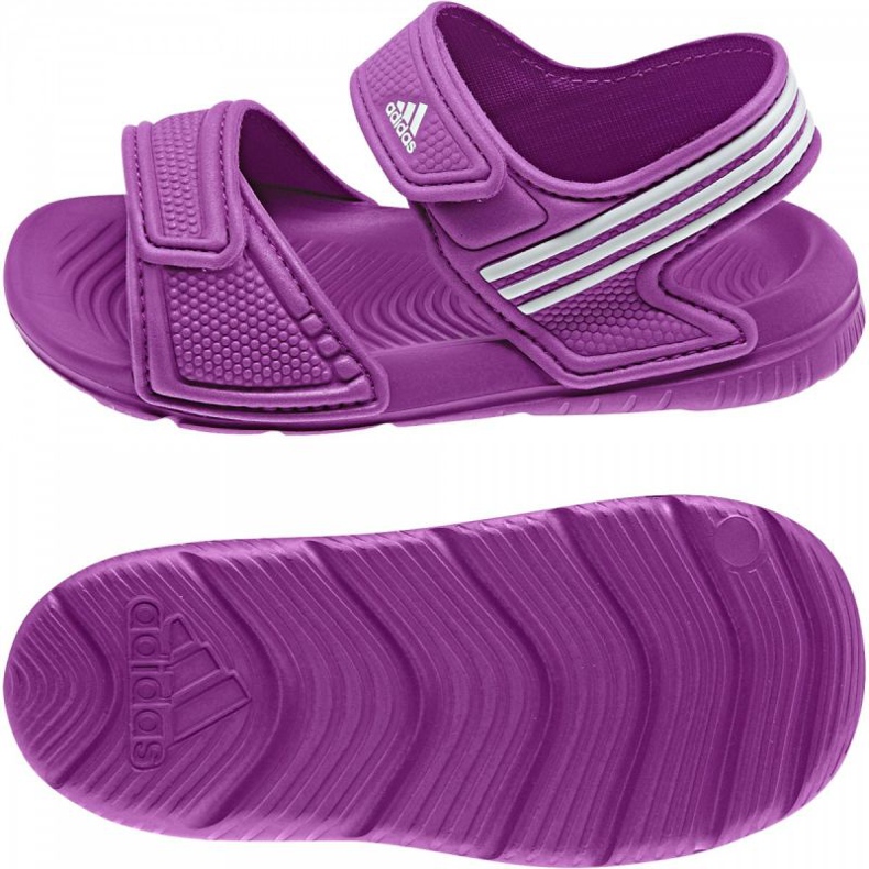 Adidas Akwah 9 Kids B40662 sandaler purpur blå 1