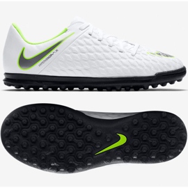 Nike Hypervenom Phantomx 3 Club Tf Jr AJ3790-107 fotbollsskor mångfärgad vit 1