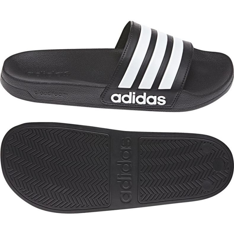 Adidas Adilette Shower AQ1701 tofflor vit svart 1