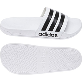 Adidas Adilette Shower AQ1702 tofflor vit svart 1