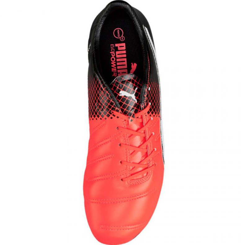 Fotbollsskor Puma evoPOWER 1.3 Lth Fg M 103850 01 mångfärgad orange 1