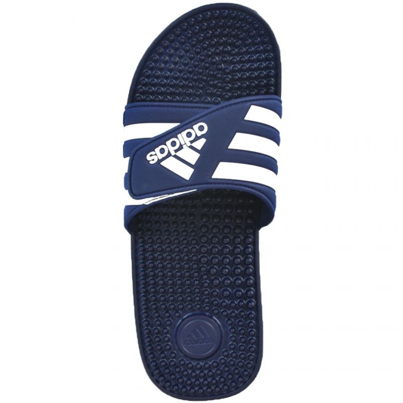 Adidas Adissage M F35579 tofflor blå 2