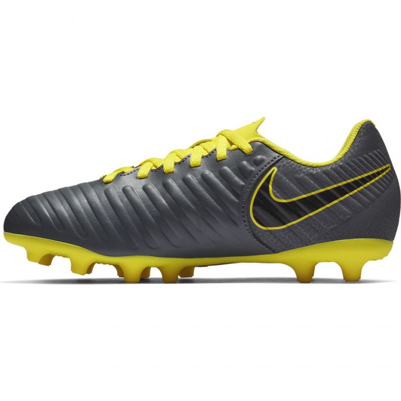 Nike Tiempo Legend 7 Club Mg Jr AO2300-070 fotbollsskor svart grå 1