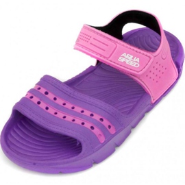 Aqua-speed Noli violett rosa Barn sandaler col. 93 2