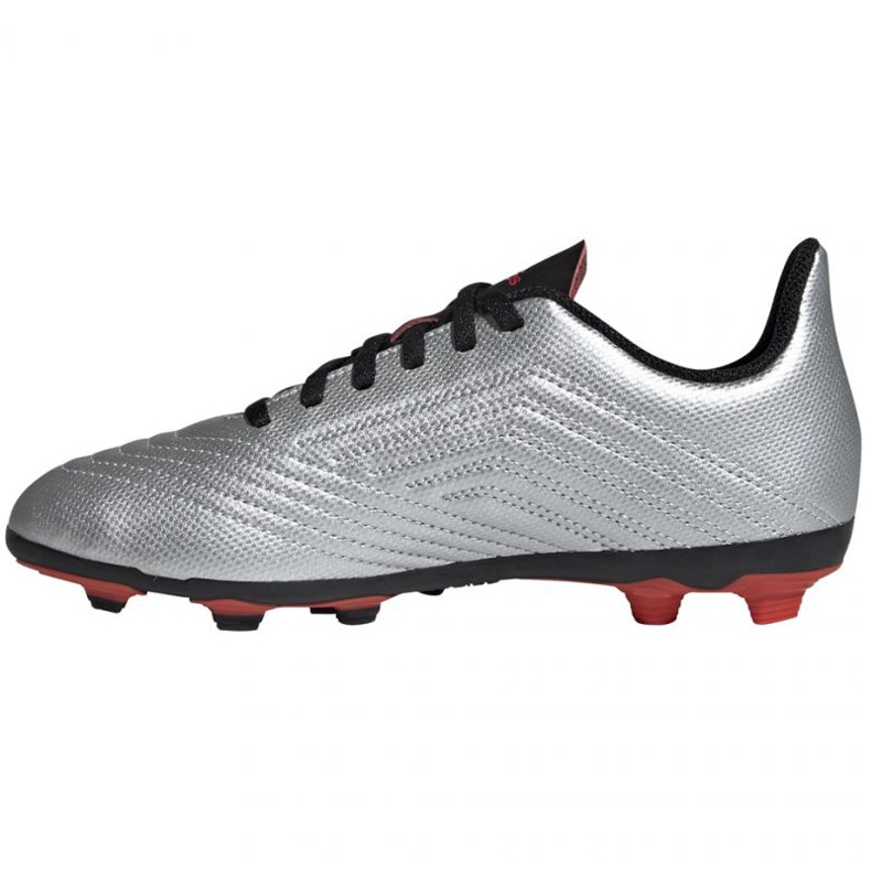 Adidas Predator 19.4 FxG Jr G25822 fotbollsskor mångfärgad silver- 1