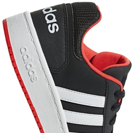 Skor adidas Hoops 2.0 Jr B76067 svart röd 1