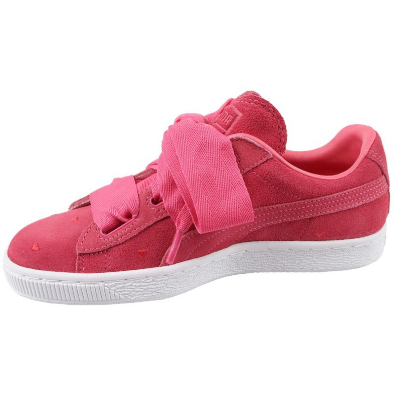 Puma Suede Heart Jr 365135-01 skor röd 1