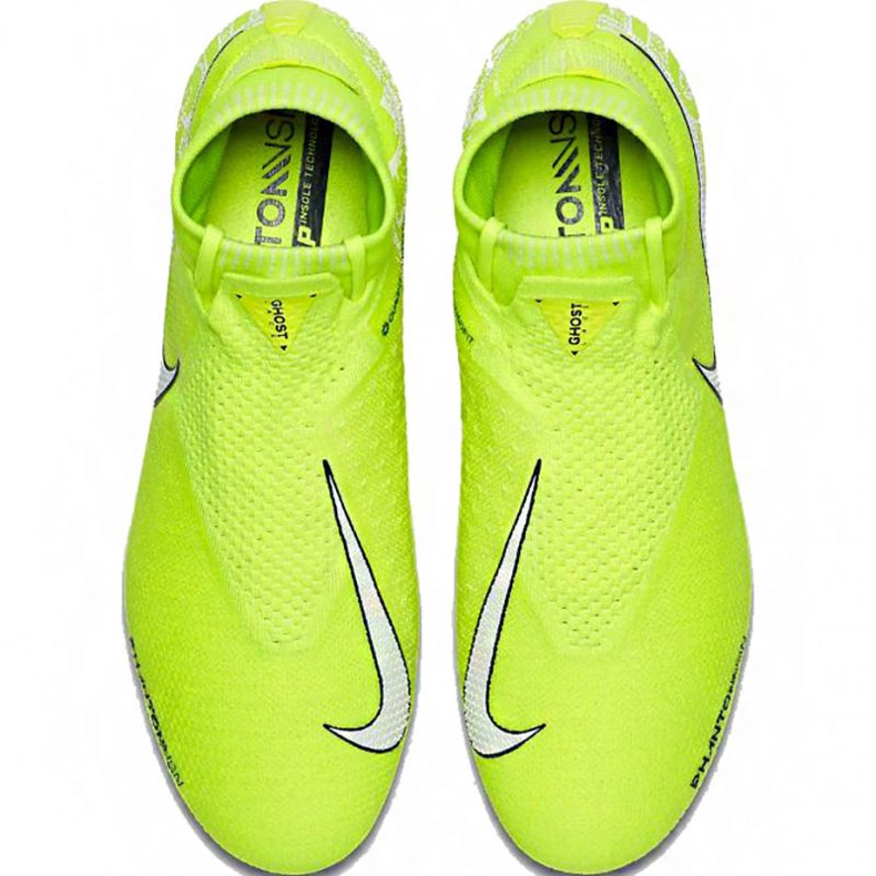Nike Phantom Vsn Elite Df Sg Pro Ac M AO3264 717 fotbollsskor svart grön 1