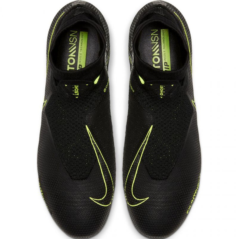 Nike Phantom Vsn Elite Df Fg M AO3262-007 fotbollsskor svart svart 1