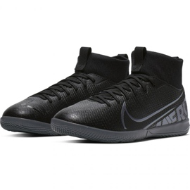 Nike Mercurial Superfly 7 Academy Ic Jr AT8135 001 fotbollsskor svart 1
