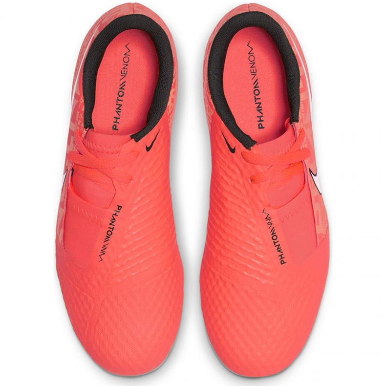 Nike Phantom Venom Academy Fg Jr AO0362 810 fotbollsskor orange apelsiner och röda 1