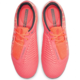 Nike Phantom Venom Elite Fg Jr AO0401 810 fotbollsskor mångfärgad apelsiner och röda 1