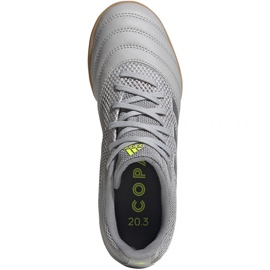 Adidas Copa 20.3 In Sala Jr EF8338 fotbollsskor grå nyanser av grått 1