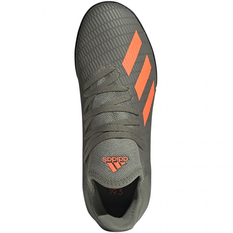 Adidas X 19.3 Tf Jr EF8375 fotbollsskor grön grön 1