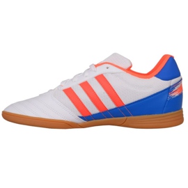 Adidas Super Sala J In Jr FV2633 fotbollsskor mångfärgad vit 1