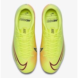 Nike Mercurial Vapor 13 Academy Mds FG / MG Jr CJ0980-703 fotbollsskor gul gula färger 1