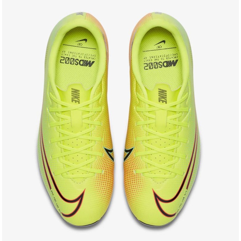 Nike Mercurial Vapor 13 Academy Mds FG / MG Jr CJ0980-703 fotbollsskor gul gula färger 1