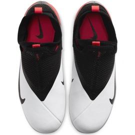 Nike Phantom Vsn 2 Academy Df FG / MG Jr CD4059-106 fotbollsskor vit vit 1