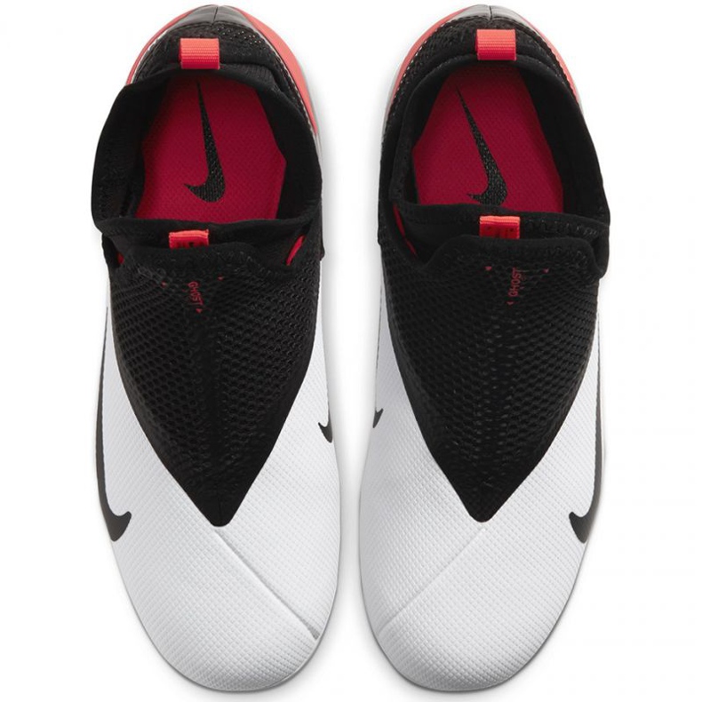 Nike Phantom Vsn 2 Academy Df FG / MG Jr CD4059-106 fotbollsskor vit vit 1