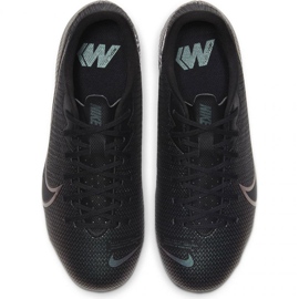 Nike Mercurial Vapor 13 Academy FG / MG Jr AT8123 010 fotbollsskor grå svart 1