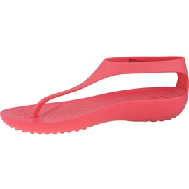 Sandaler, flip-flops Crocs Serena Flip W 205468-611 röd 1