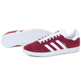 Adidas Gazelle M B41645 skor vit röd 1