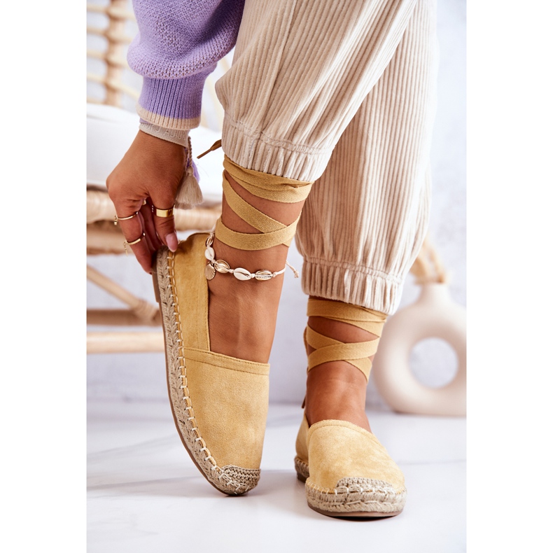 FB1 Knyt Gula Ismanne Mocka Espadrilles 2